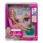 Păpușă Barbie Set de joacă Salon de manichiură și pedichiură GHN07