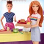 Barbie Set de joacă Rulotă Street Food cu păpușă și accesorii GMW07