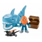 imaginext Set de joacă Cufăr cu comori rechin scafandru GKG79 Mattel