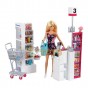 Set de joacă Barbie Supermarket 25 accesorii și coș cumpărături FRP01