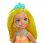 Păpușă Barbie Dreamtopia Chelsea blondă sirenă Mermaid GJJ88 Mattel