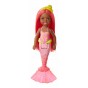 Păpușă Barbie Dreamtopia Chelsea roșcată sirenă Mermaid GJJ87