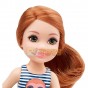 Păpușă Barbie Club Chelsea păpușică leneș cu păr roșcat GHV66 Mattel