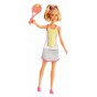 Păpușă Barbie Jucătoare de tenis blondă GJL65 Antrenoare tenis Mattel
