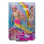Păpușă Barbie Dreamtopia Sirenă schimbătoare de culoare GTF89 Mattel