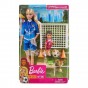 Set de joacă Barbie Păpușă Antrenor de fotbal cu accesorii GLM47 Mattel
