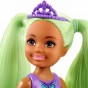 Păpușă Barbie Chelsea Sprite cu păr verde Dreamtopia GJJ95 Mattel