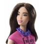 Păpușă Barbie Fashionistas Plinuța în bluziță cu peplum FJF58 Mattel