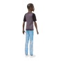 Păpușă Barbie Ken în tricou de baschet blugi albaștri Fashionistas GDV13
