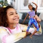 Păpușă Barbie Made to Move 2021 brunetă GXF06 Barbie Yoga - Mattel