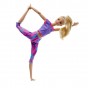 Păpușă Barbie Made to Move 2021 blondă GXF04 Barbie Yoga - Mattel