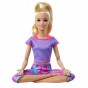Păpușă Barbie Made to Move 2021 blondă GXF04 Barbie Yoga - Mattel