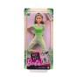 Păpușă Barbie Made to Move 2021 șatenă GXF05 Barbie Yoga - Mattel