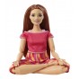Păpușă Barbie Made to Move 2021 roșcată GXF07 Barbie Yoga - Mattel