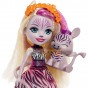 Enchantimals Păpușă Zadie Zebra cu figurină Ref GTM27