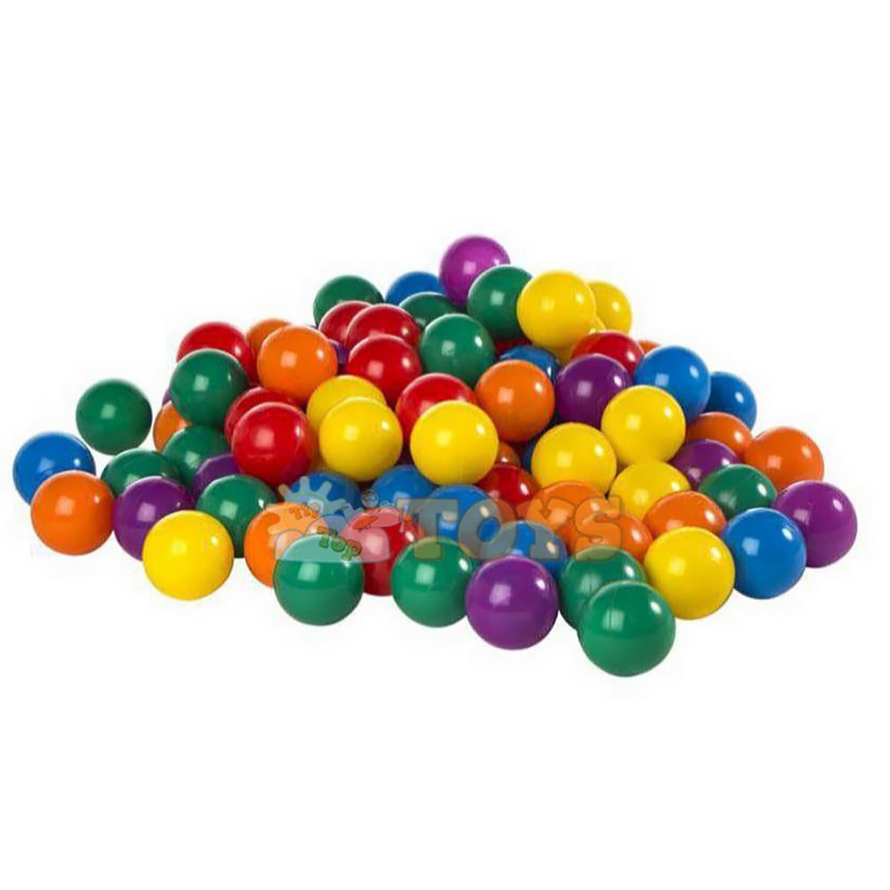 Set bile colorate din plastic pentru loc de joacă 50 bucăți 7cm TipTopTOYS