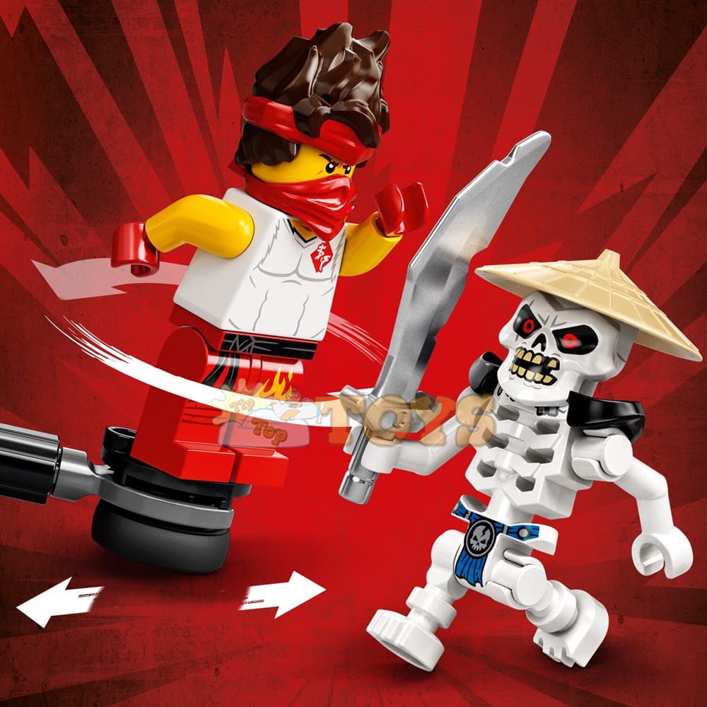 LEGO® Ninjago Bătălie epică Kai vs. Skulkin 71730 - 61 piese Duel epic