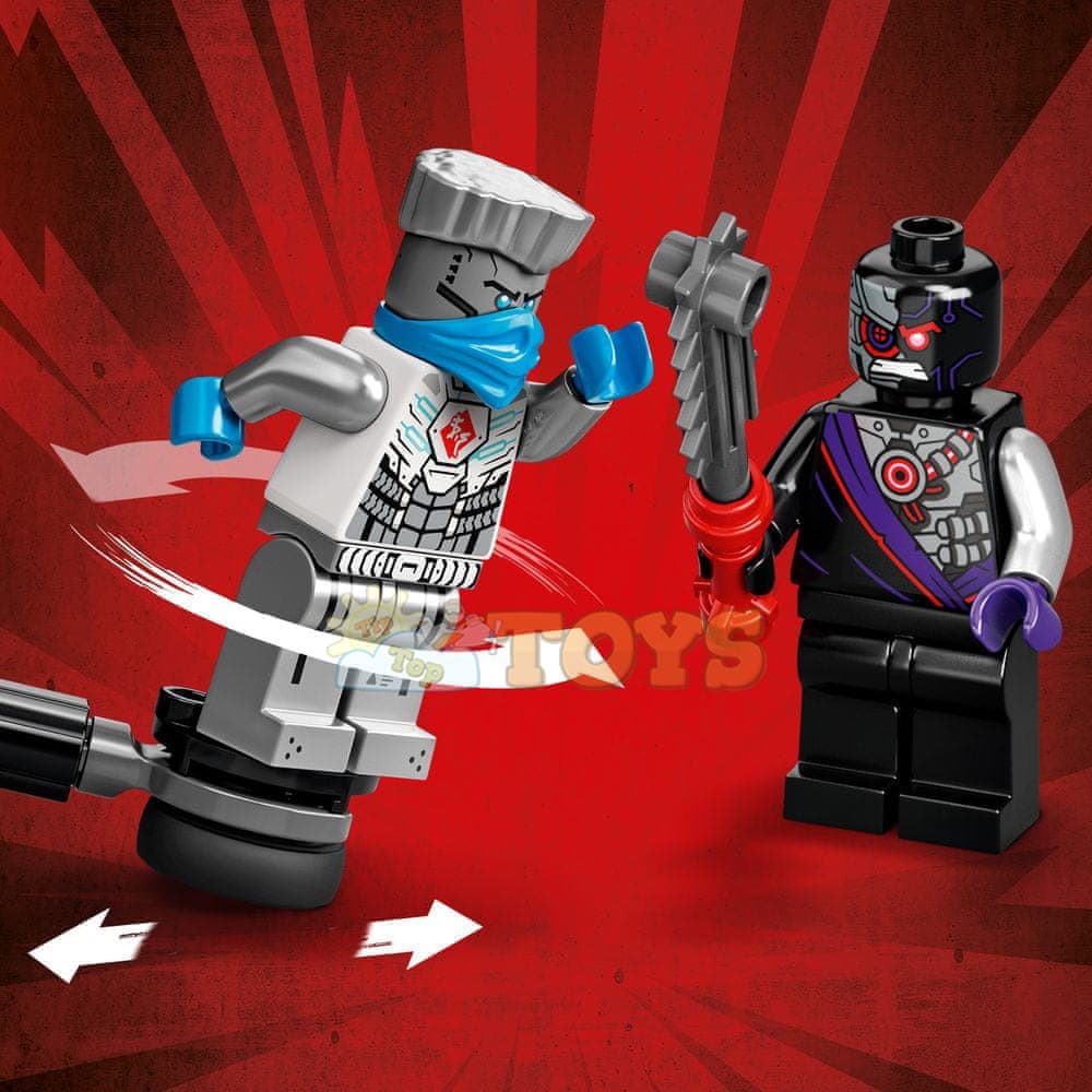 LEGO® Ninjago Bătălie epică - Zane vs. Nindroid 71731 - 57 piese