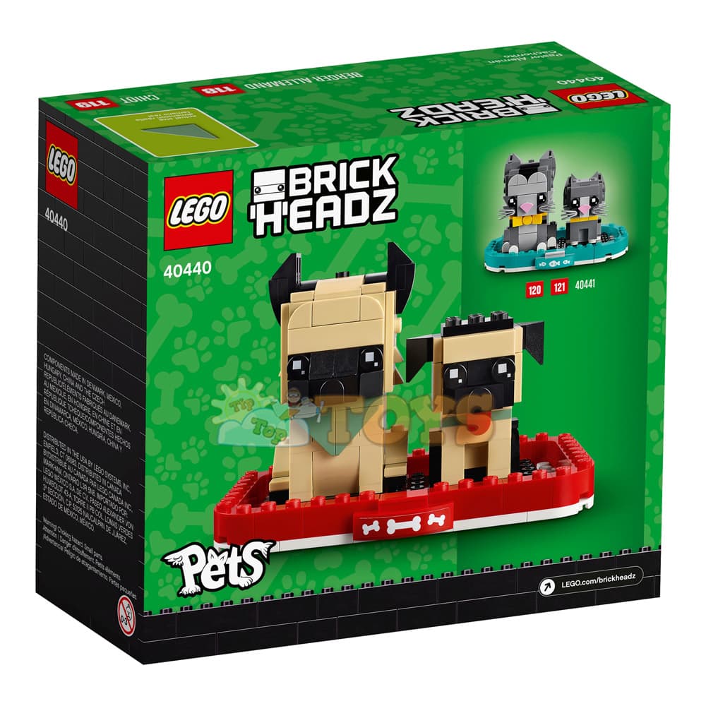 LEGO® BrickHeadz Cățeluși 40440 - 247 piese