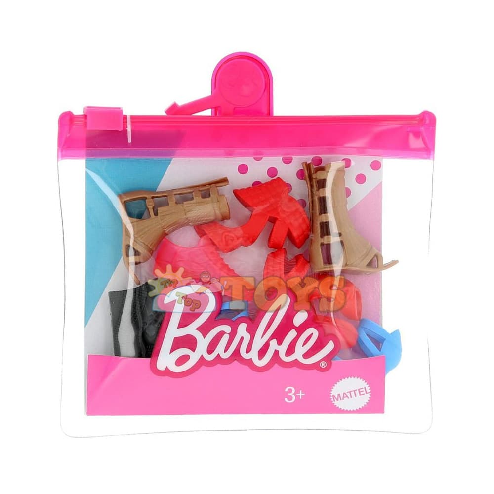Barbie Set încălțăminte păpușă Barbie Fashion Primăvară - Vară GXG02