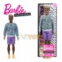 Păpușă Barbie Fashionistas Ken afro cu pantaloni mov GHW69 Mattel