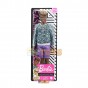 Păpușă Barbie Fashionistas Ken afro cu pantaloni mov GHW69 Mattel