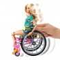 Păpușă Barbie Fashionistas în scaun cu rotile și rampă GRB93 Mattel