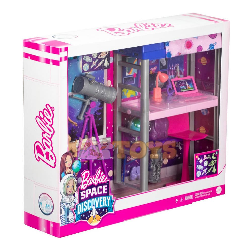 Set de joacă Barbie Space Discovery păpușă Stacie cu telescop GTW33