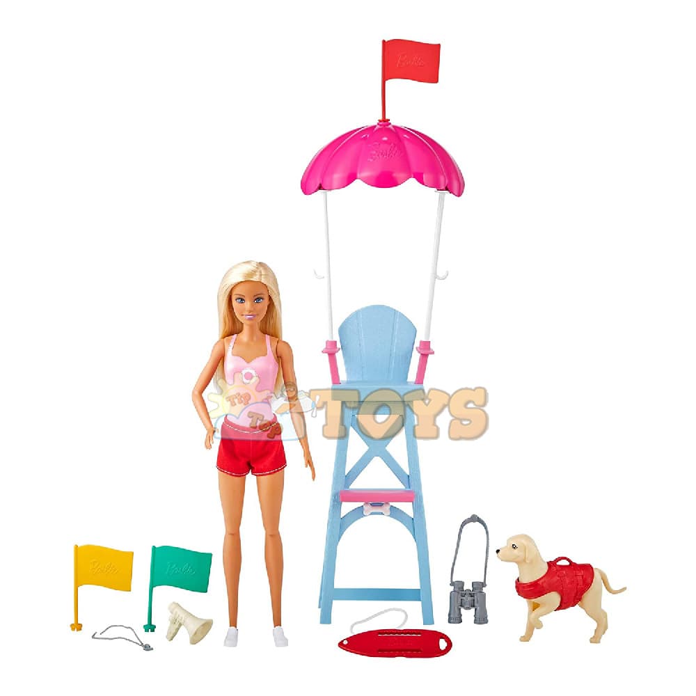 Set de joacă Barbie Career Salvarmar păpușă cu accesorii GTX69