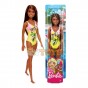 Păpușă Barbie Beach în costum de baie galben tropical GHW39 creol