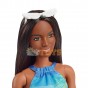 Păpușă Barbie Loves the Ocean Malibu cu pielea creol GRB37 Aniversare