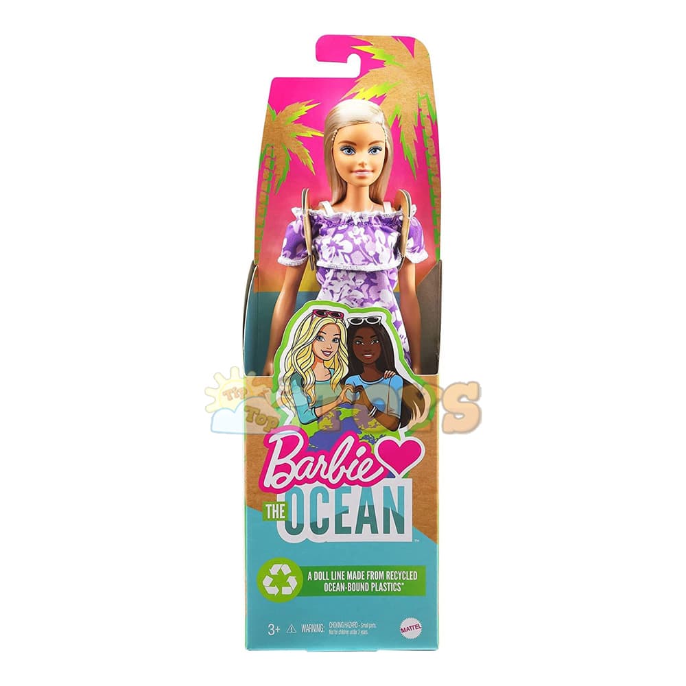 Păpușă Barbie Loves the Ocean Malibu cu păr blond GRB36 Aniversare