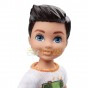 Păpușă Barbie Chelsea Club Păpușă băiat cu păr negru GHV64 Mattel