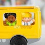 Fisher-Price Little People Jucărie autobuz vesel cu sunete GXR97 Mattel