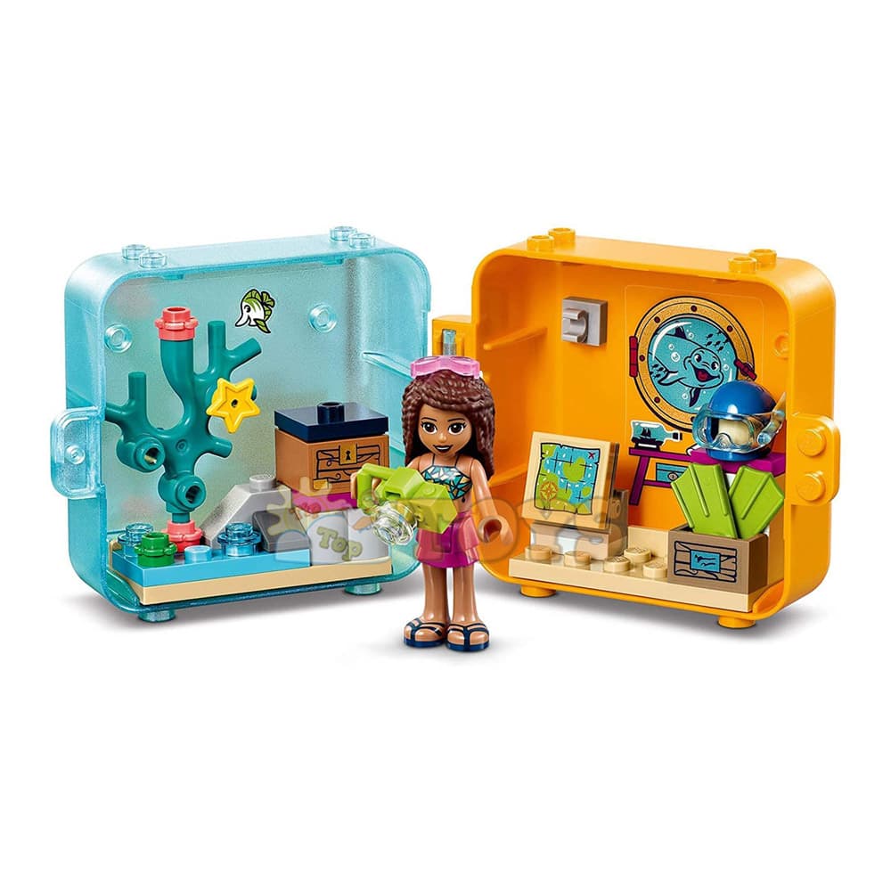 LEGO® Friends Cubul jucăuș de vară al Andreei 41410 - 43 piese