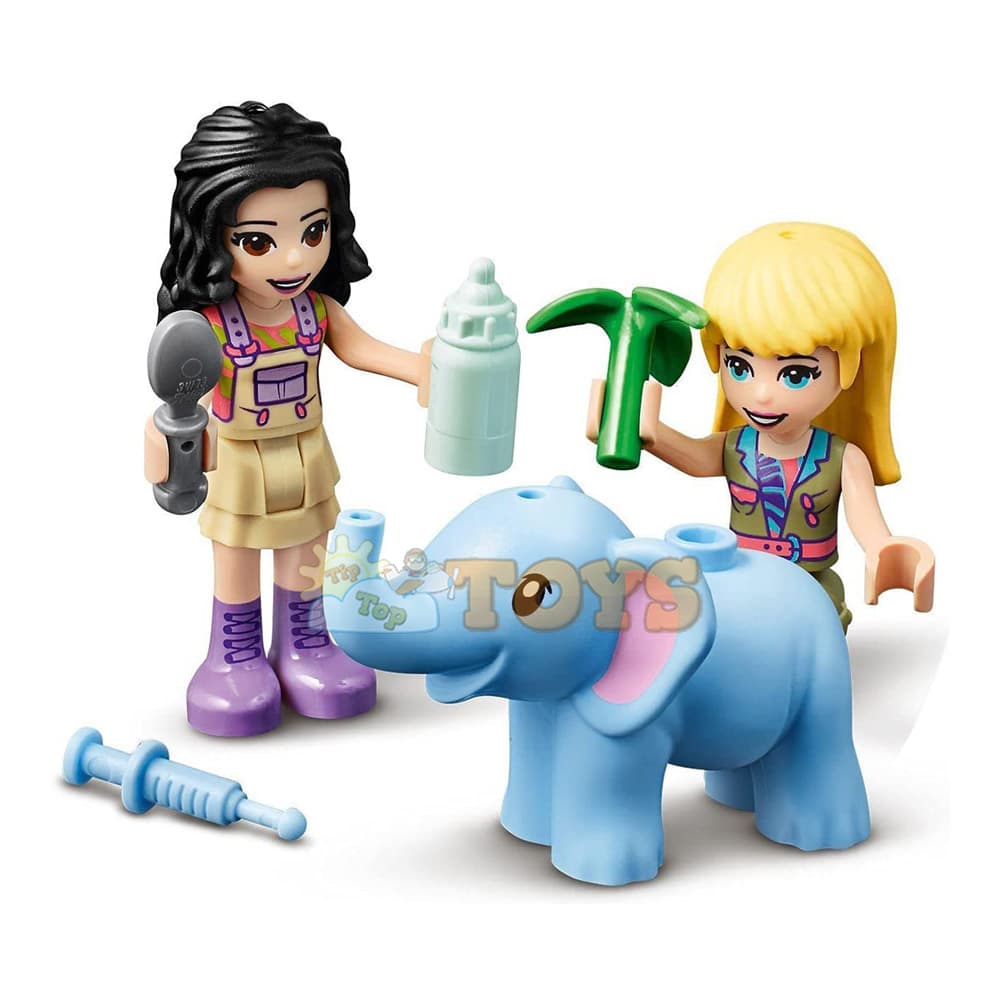 LEGO® Friends Salvarea puiului de elefant din junglă 41421 - 203 piese