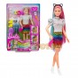Păpușă Barbie Coafuri curajoase panteră sau curcubeu GRN81 Mattel
