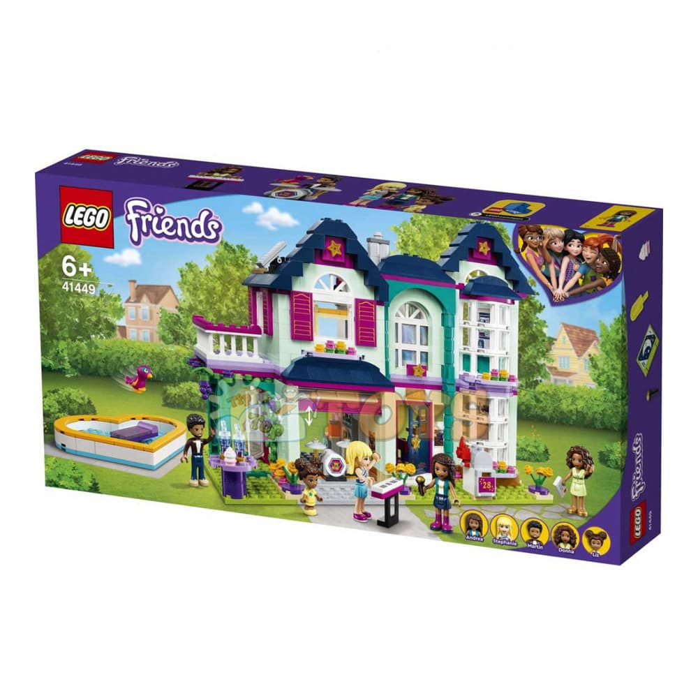 LEGO® Friends Casa familiei Andreei 41449 - 802 piese