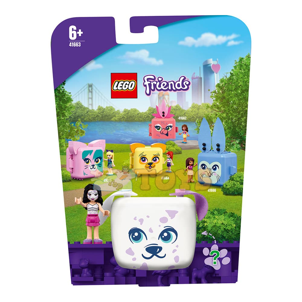 LEGO® Friends Cubul cu dalmațian al Emmei 41663 - 41 piese