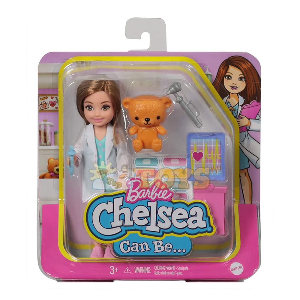 Păpușă Barbie Chelsea Can Be Medic - doctor cu accesorii GTN88