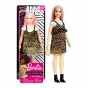 Păpușă Barbie Fashionistas Style în rochie cu imprimeu leopard FXL49