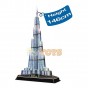 Puzzle 3D Burj Khalifa cu LED Cubic Fun 3D - 136 piese