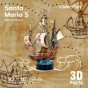 Puzzle 3D Corabie Santa Maria Cubic Fun 3D T4031 - 93 piese