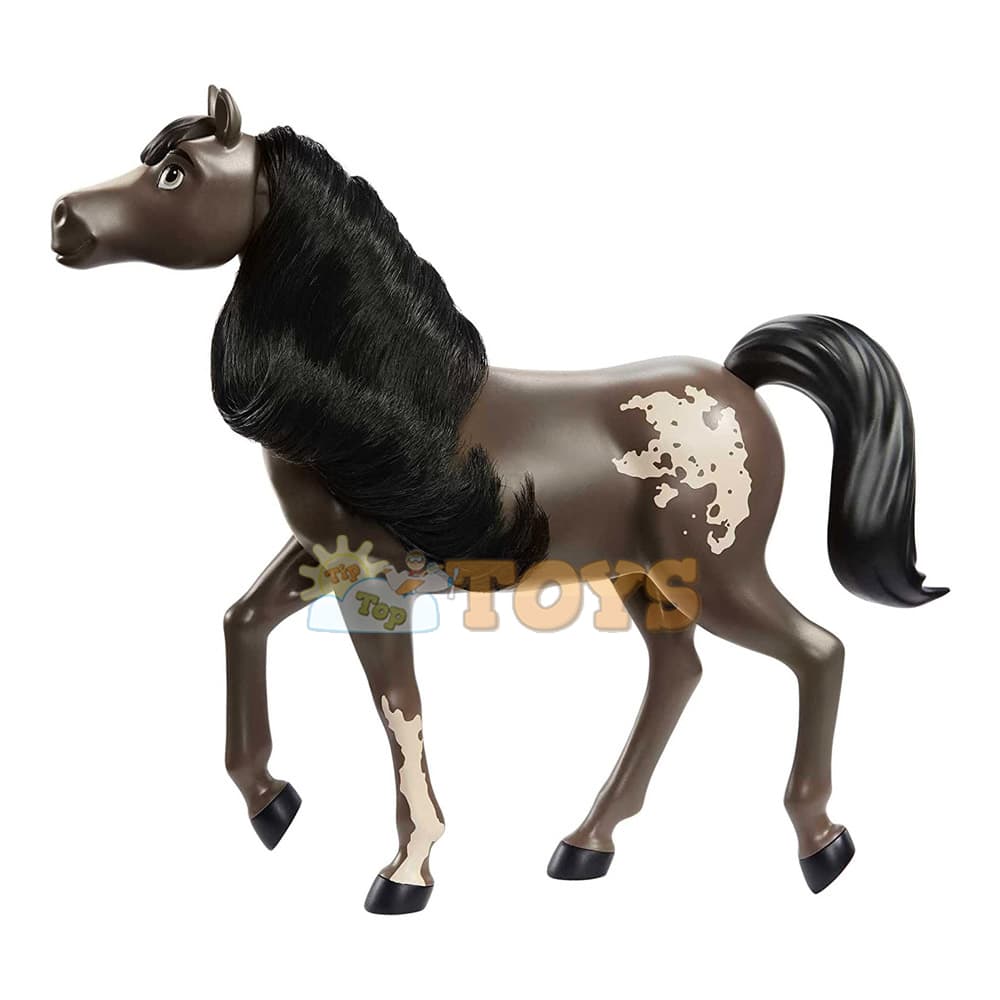 Figurină de joacă Spirit Armăsar Mustang maro închis GXD99 - Mattel
