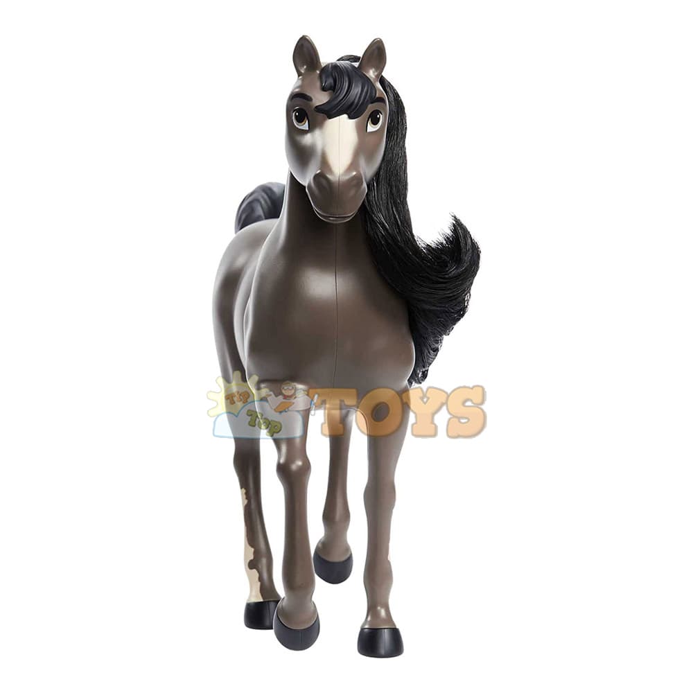 Figurină de joacă Spirit Armăsar Mustang maro închis GXD99 - Mattel