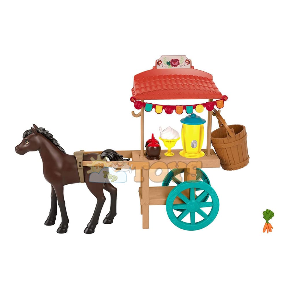 Set de joacă Spirit Miradero festival Cărucior cu gustări și ponei GXF69