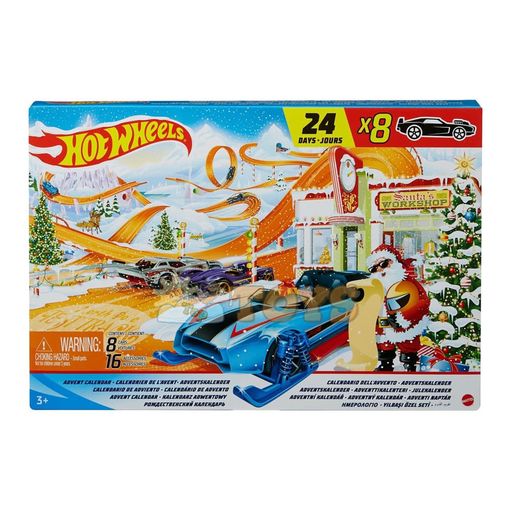 Set de joacă Hot Wheels Calendar de Crăciun GTD78 Calendar Advent