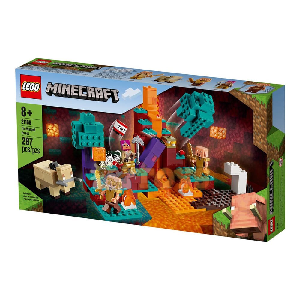 LEGO® Minecraft The Warped Forest Pădurea deformată 21168