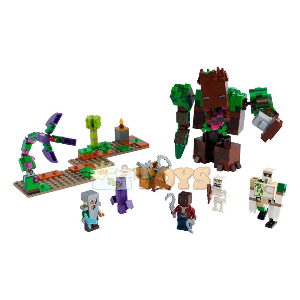 LEGO® Minecraft Monstrul din junglă 21176 - 489 piese