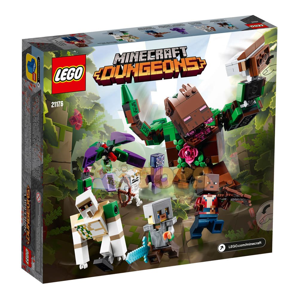 LEGO® Minecraft Monstrul din junglă 21176 - 489 piese